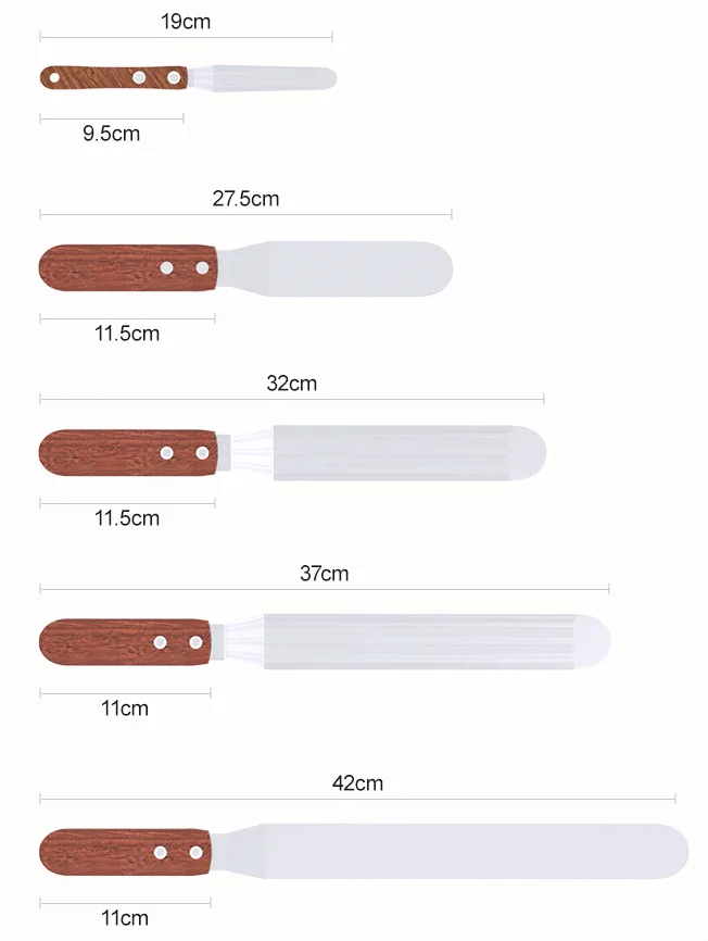 Stainless Steel Offset Icing Spatula view 2