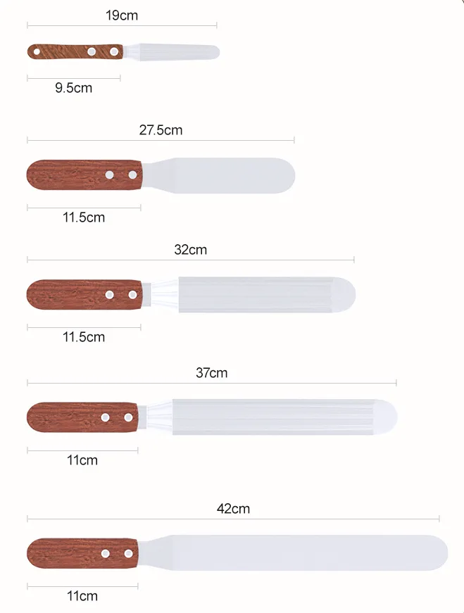 Stainless Steel Offset Icing Spatula view 3