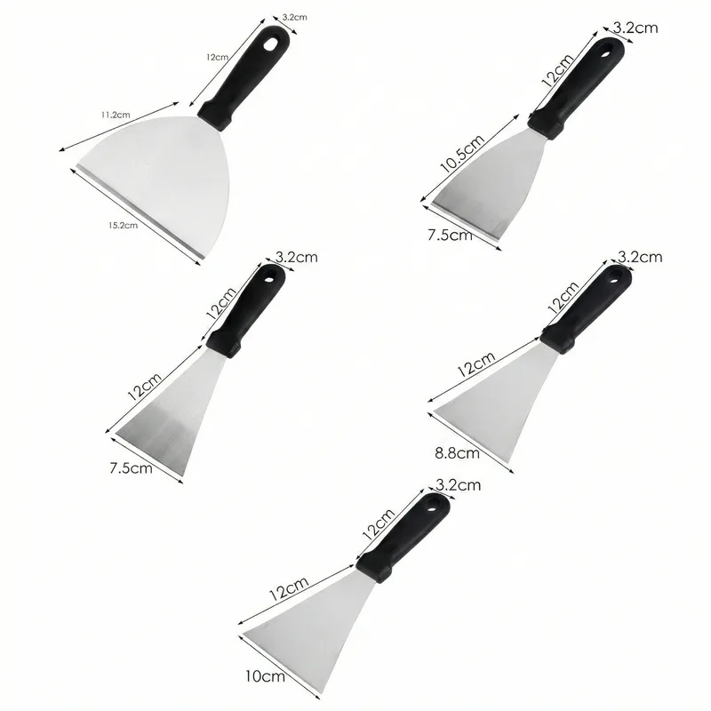 Stainless Steel Cooking Spatula Set view 3