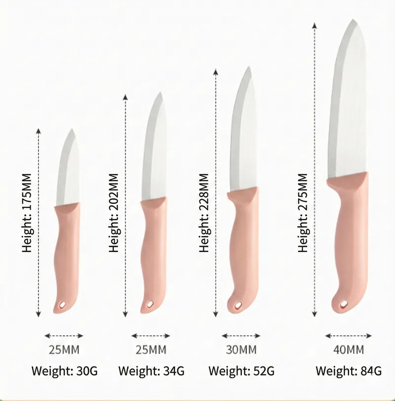 Zirconia Ceramic Prep Knife