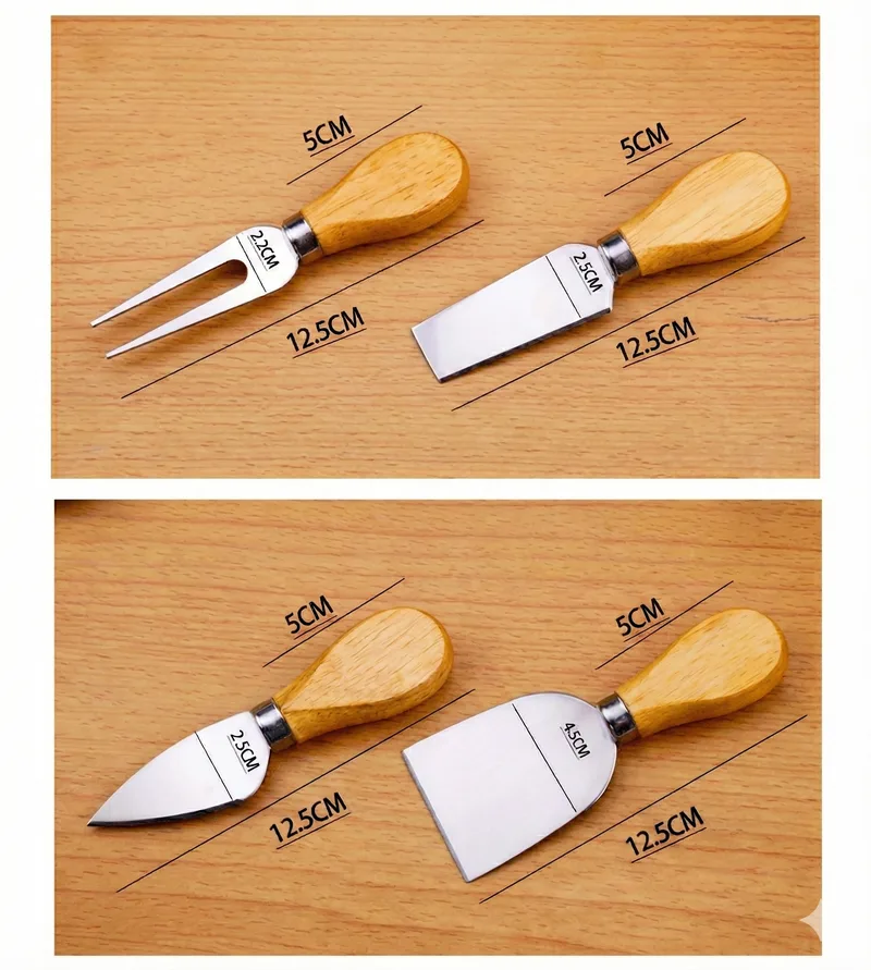 Stainless Steel Cheese Knife Gift Set view 2